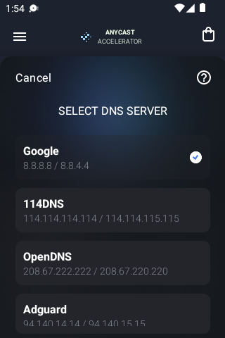 anycast加速器怎么注销账号android下载效果预览图